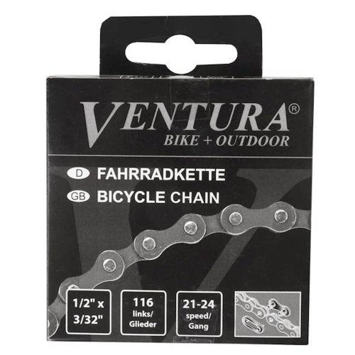 Ventura Ketting 8 speed 1 2 x 3 32 116 schakels - inclusief sluitschakel