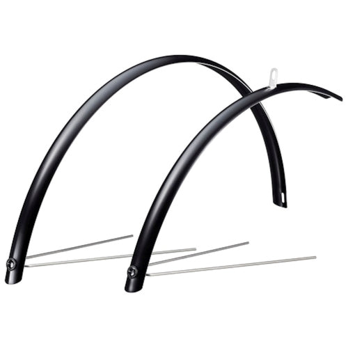 spatbordenset Hybride 28 inch staal zwart