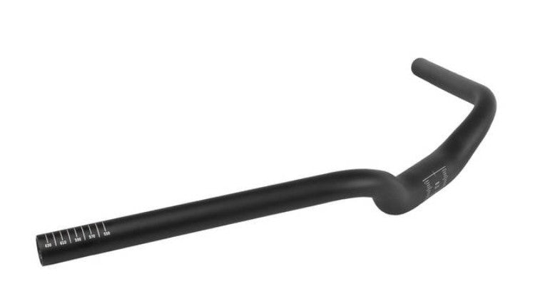 STUURBOCHT MODEL E-TREKKING 640MM, RISE 38MM, 31.8 ALU MAT ZWART
