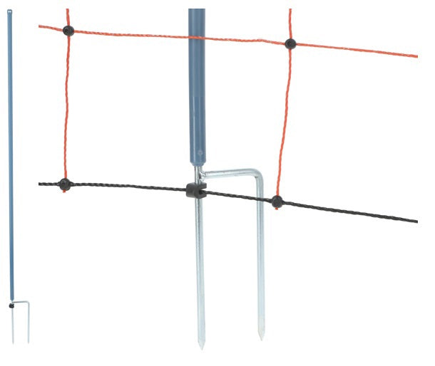 AKO Producten vervangende paal voor schapennet blauw dubbele pen 122cm