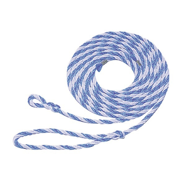 Producten koetouwen polyprop blauwwit 320cm 12mm 10 stuks