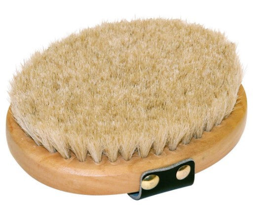 Producten verwenborstel ovaal houten rug paardenharen brushco