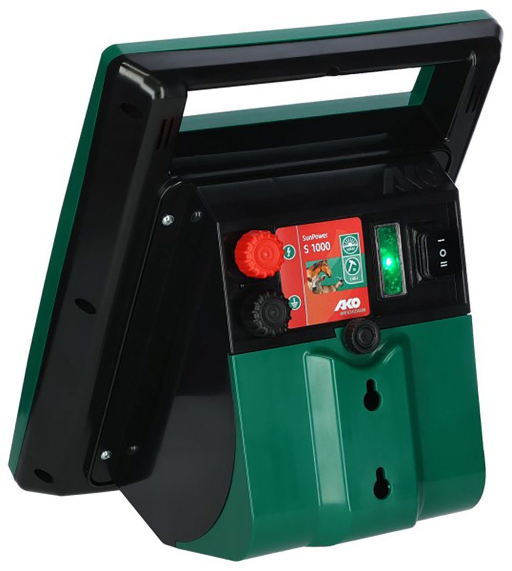 AKO Producten sun power s1000 schrikdraadapparaat met zonnepaneel