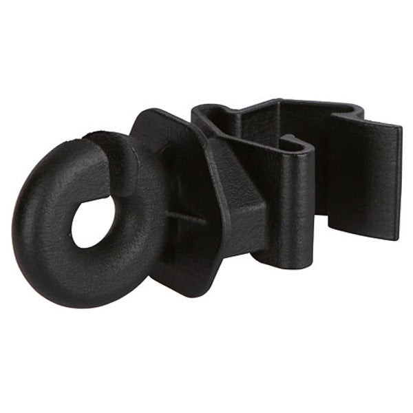 AKO Producten klemringisolator t post zwart 25 stuks