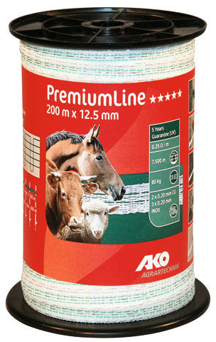 AKO Producten premiumline schriklint witgroen 125mm 200m
