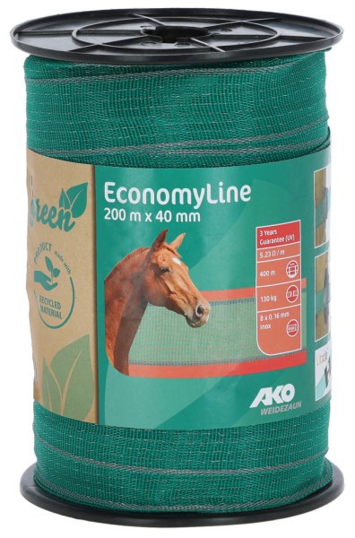 AKO Producten lint economyline 200m 40mm groengrijs 8x016mm