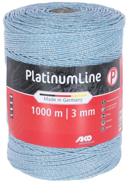 AKO Producten platinumline schrikdraadlitze witblauw 1000m