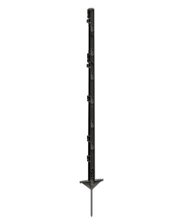 AKO Producten expert kunststof paal 105 cm antraciet dubbele trede