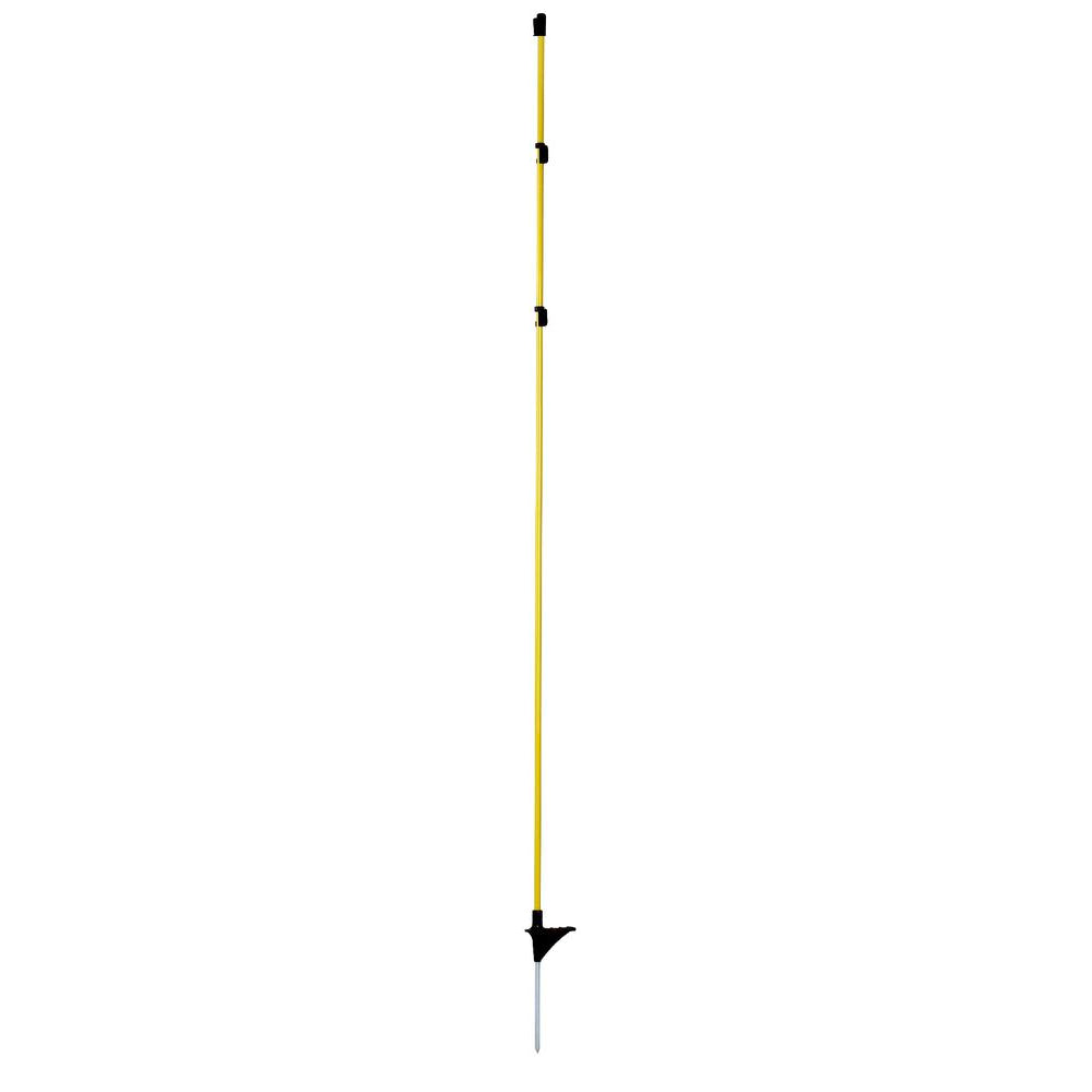 AKO Producten glasfiberpaal ovaal geel 152cm glasfiber pen 10 stuks