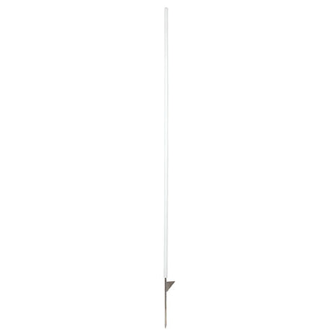AKO Producten ronde kunststof paal wit 158cm met voet 10 stuks