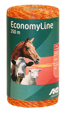 AKO Producten economyline schrikdraad geeloranje 3rvs 016 250m