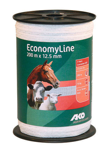 AKO Producten economyline schriklint wit 125mm 200m