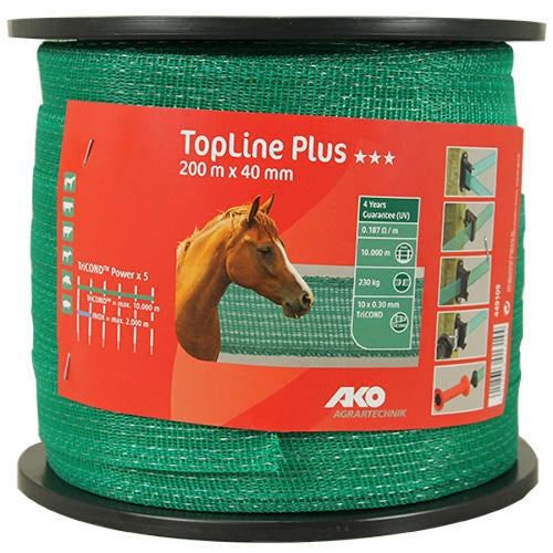 AKO Producten topline plus schriklint groen 4cm 200m