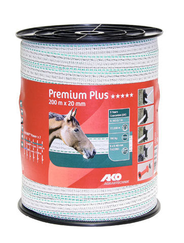 AKO Producten premium plus schriklint witgroen 2cm 200m