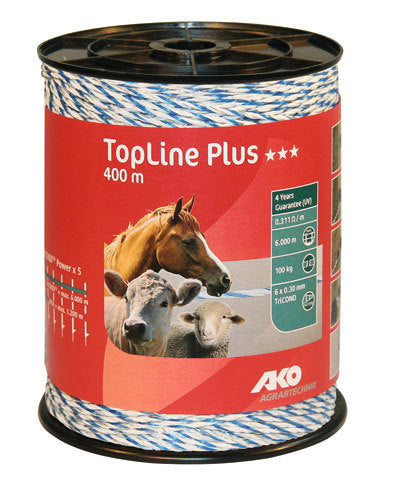 AKO Producten topline plus schrikdraad witblauw 3x030 tricond 400m