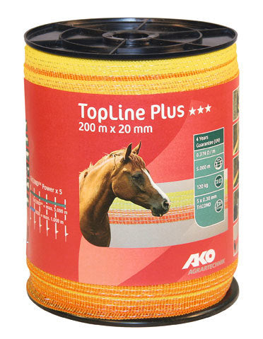 AKO Producten topline plus schriklint geeloranje 2cm 200m