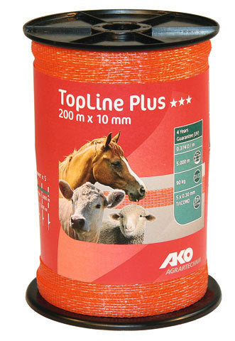 AKO Producten topline plus schriklint oranje 1cm 200m