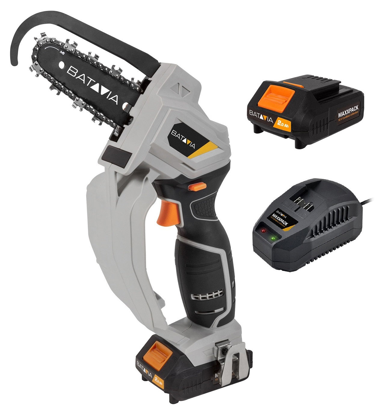 Batavia Producten nexxsaw kettingzaag maxxpack 18v plus2ah accuplusoplader