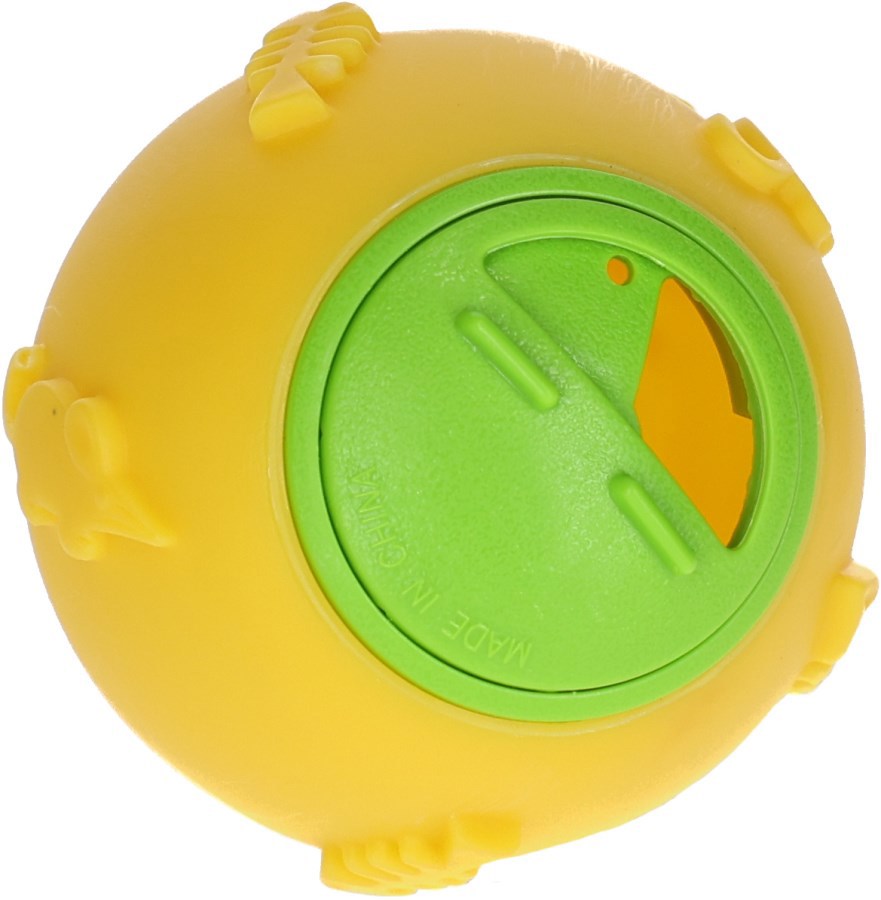 Producten snackbal voor kippen oe 7 5 cm geel