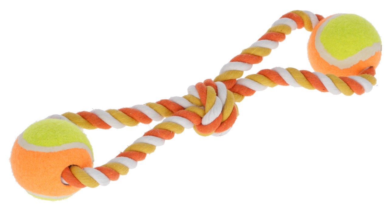 Kerbl Producten trekspeelgoed ballen 34 cm oranje katoen