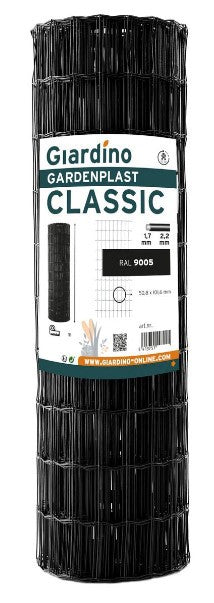 Giardino Producten gaas gardenplast classic 061m x 25m ral 9005 zwart