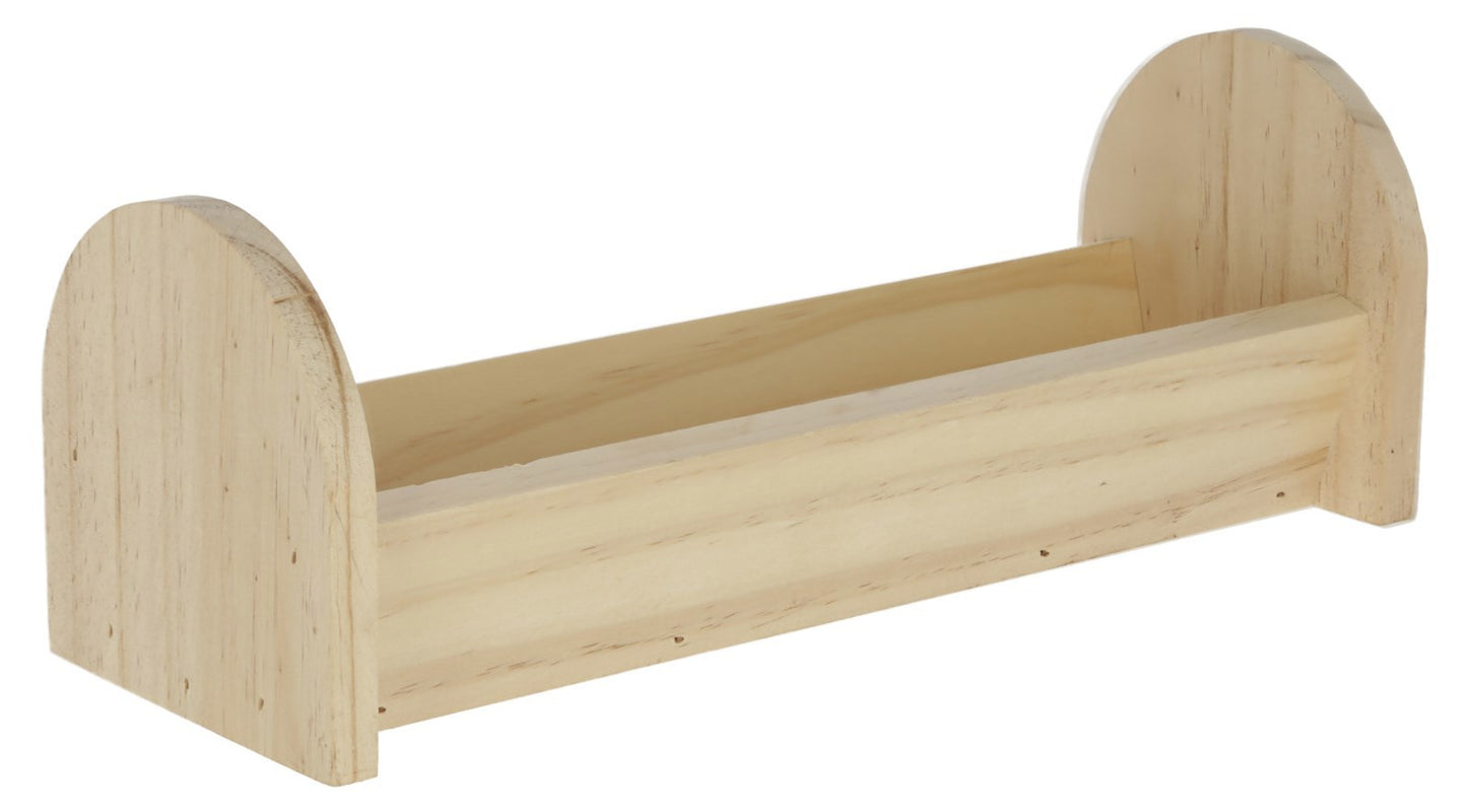 Kerbl Producten voedertrog voor knaagdieren 28 x 10 x 10 cm van hout