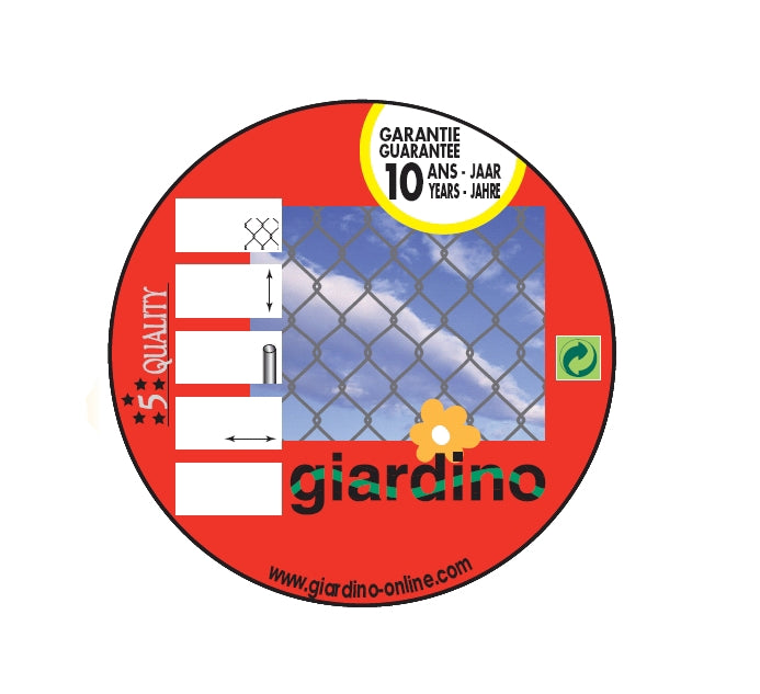 Giardino Producten gaas harmonica verzinkt 5020 125m x 25m
