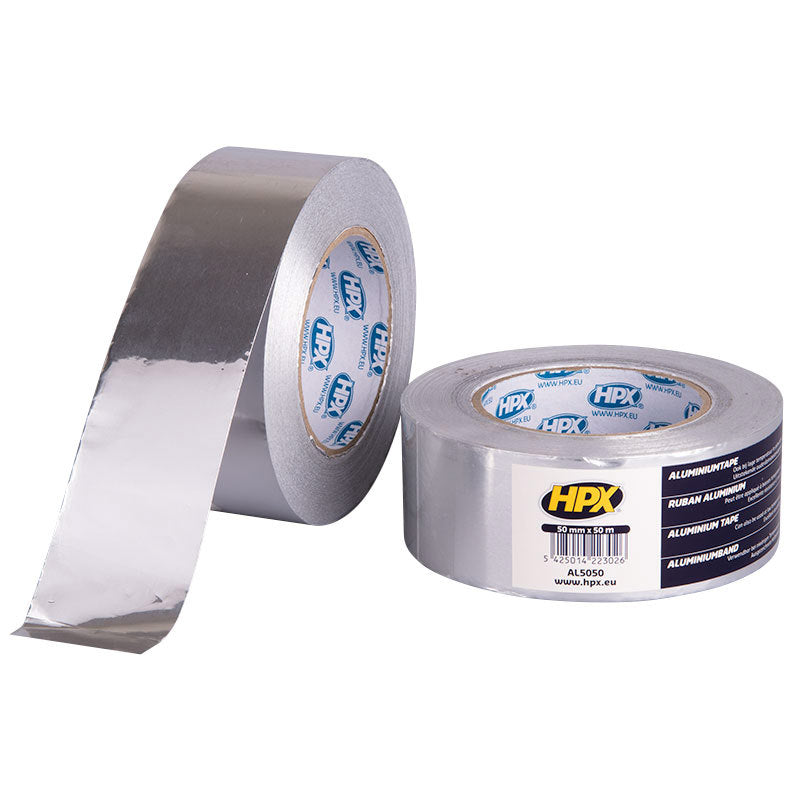 HPX Producten alutape zilvertape 50mm x 50m