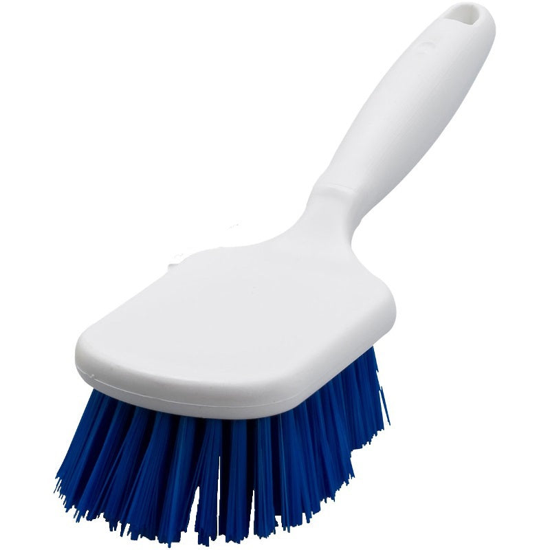 FalconBrush Producten hygiene handborstel korte steel 25cm blauw