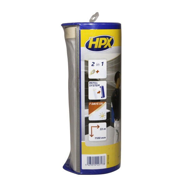 HPX Producten afdekfolie plus afplakband easy mask filmplus dispencer 110cmx33m