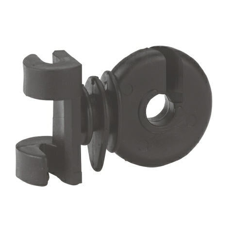 Eider Producten klemm fix isolator zwart 50 stuks voor rantsoenpaal