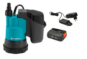 Gardena Producten accu dompelpomp 20002 clear 18v p4a set