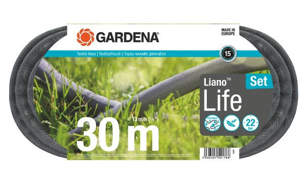 Gardena Producten textielslang liano life 30 m set