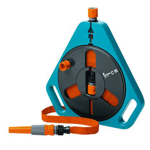 Gardena Producten classic roll fix platte slang 20 met casette