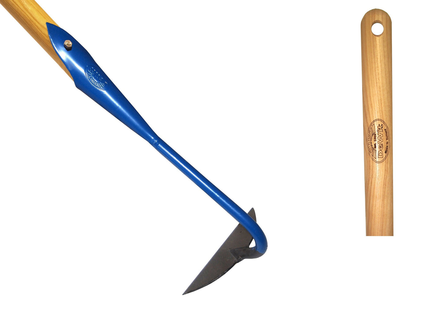 De Wit Producten hak halve maan 12cm essen steel 170cm stardewitstar