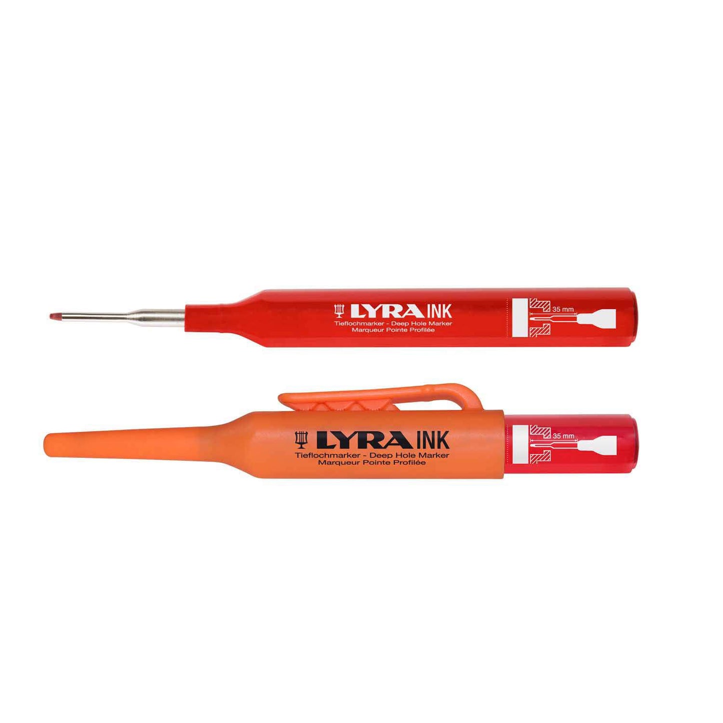Lyra Producten diepmarker merkstift rood
