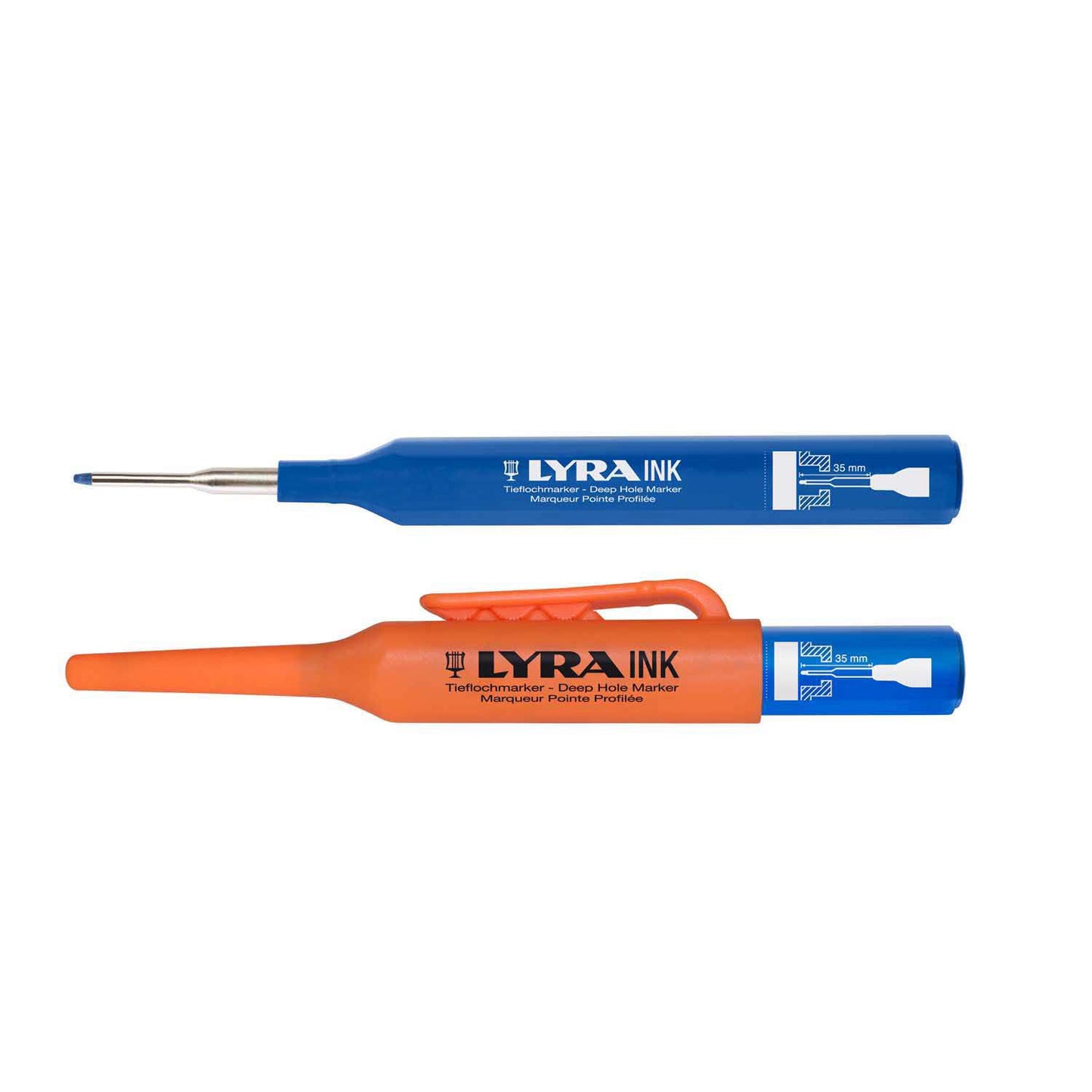 Lyra Producten diepmarker merkstift blauw