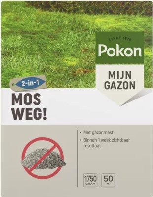 Pokon Producten mos weg 1 75kg voor 50m2