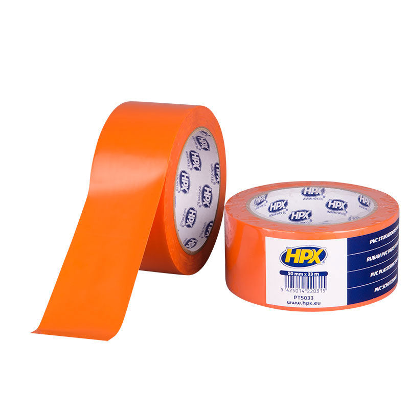 HPX Producten pvc beschermingstape oranje 50cmx33m