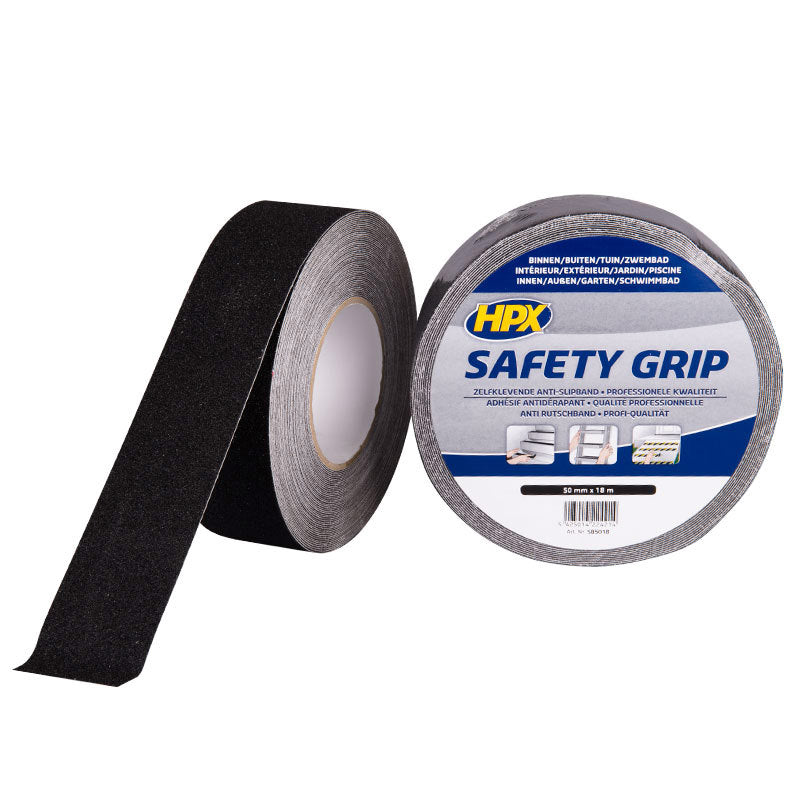 HPX Producten anti slip tape zwart 50mm x 18m
