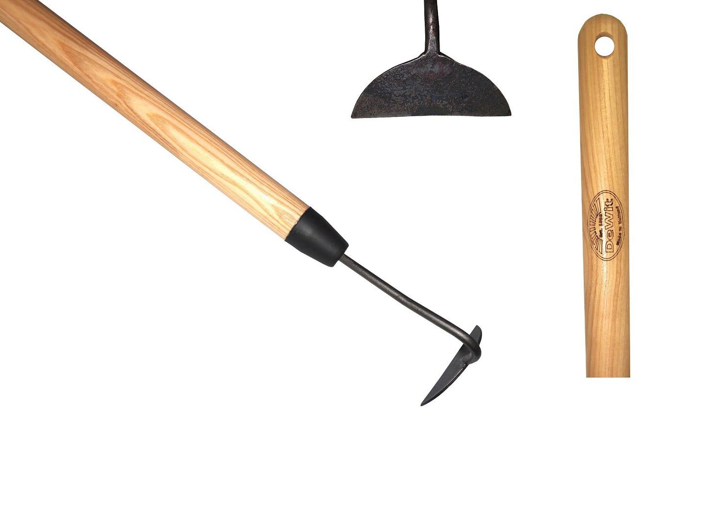 De Wit Producten handhak halve maan gesmeed 10cm essen steel 140cm stardewitstar