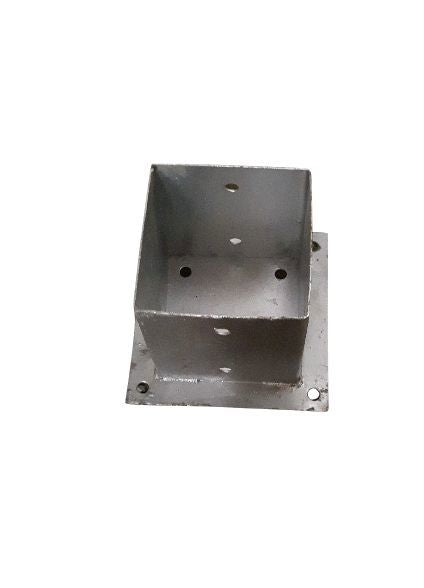 Waelbers Producten paalhouder op plaat 121mm fv