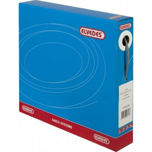 Rem buitenkabel Elvedes met voering ø5,0mm 30 meter - zilver (in een doos)