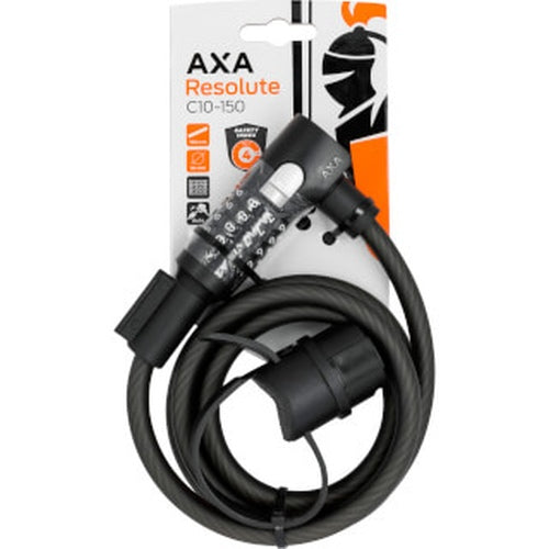 Axa Kabelslot resolute c10 150 code (kaart)