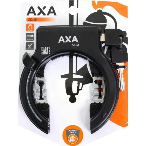 Axa Slot ringslot solid** zwart 63mm