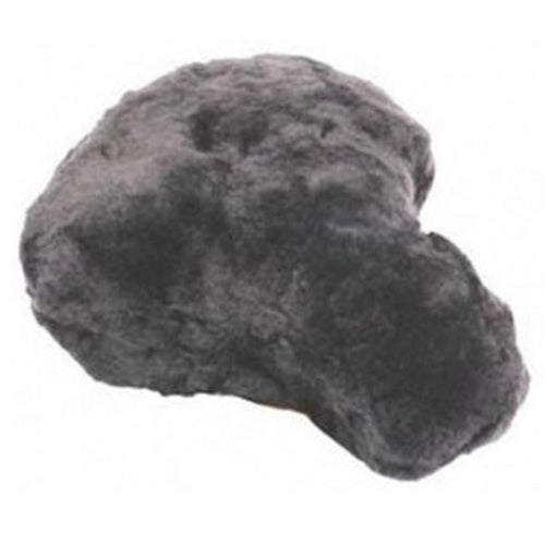zadelhoes 26 x 24 cm schapenvacht antraciet