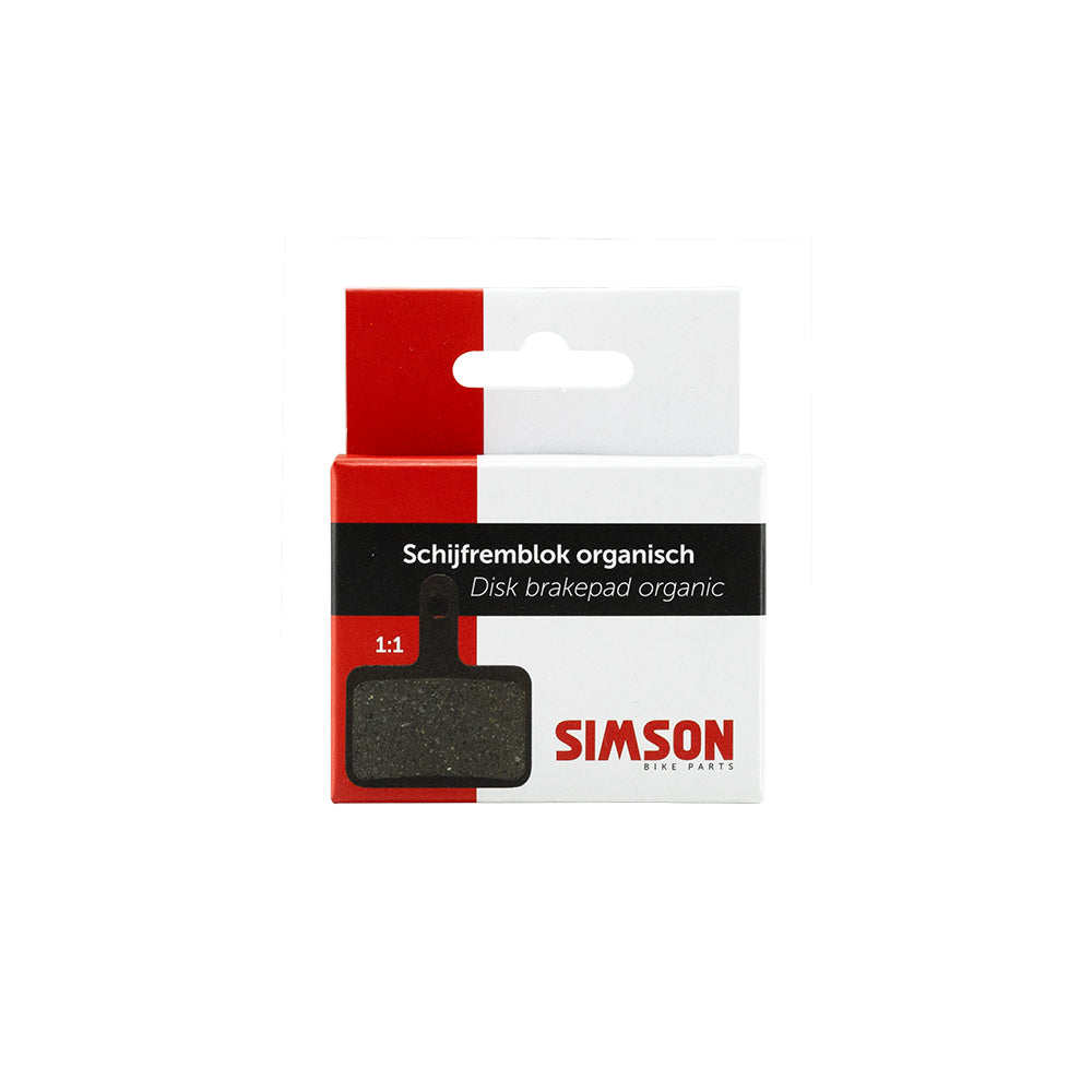 Rema Tip Top Nederland B.V. Simson 600210b bulk schijfremblokken organisch (box. 25 sets)