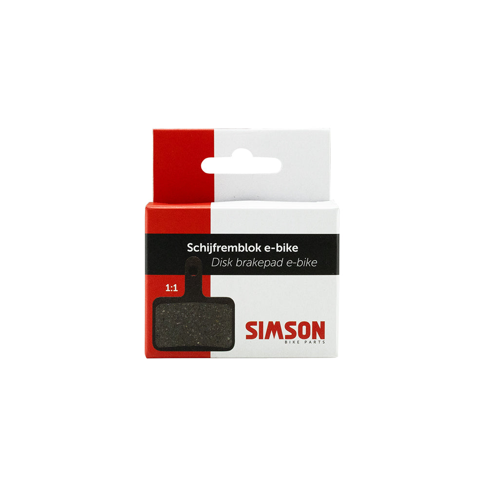 Simson Schijfremblokset e-bike (25 paar)
