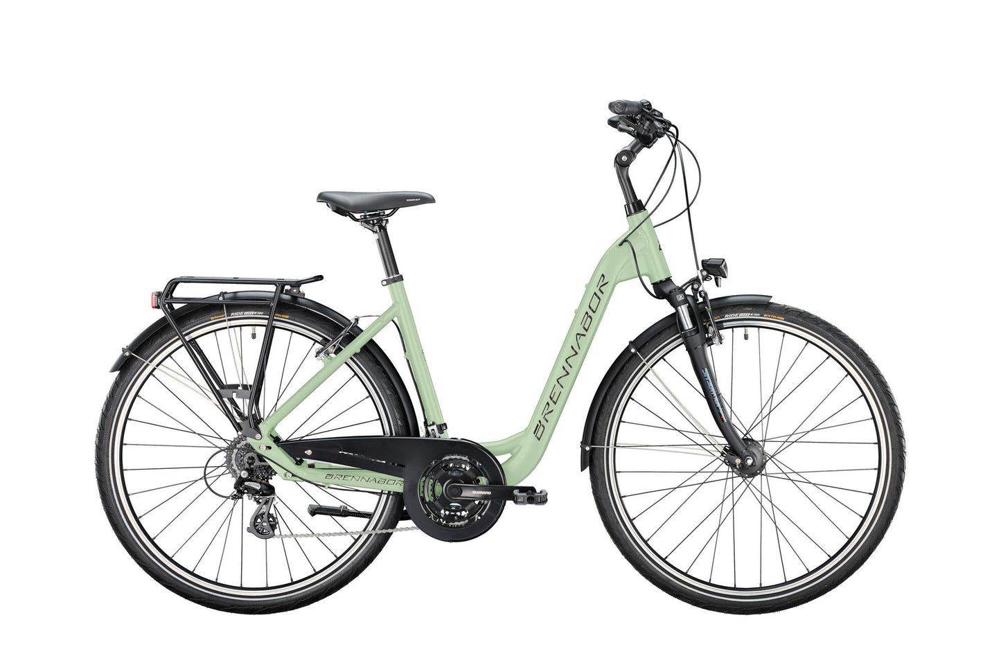 BRENNABOR trekkingrad t-40 mod. 24 bike brennab.t-40 28 45 wave 24sp green black