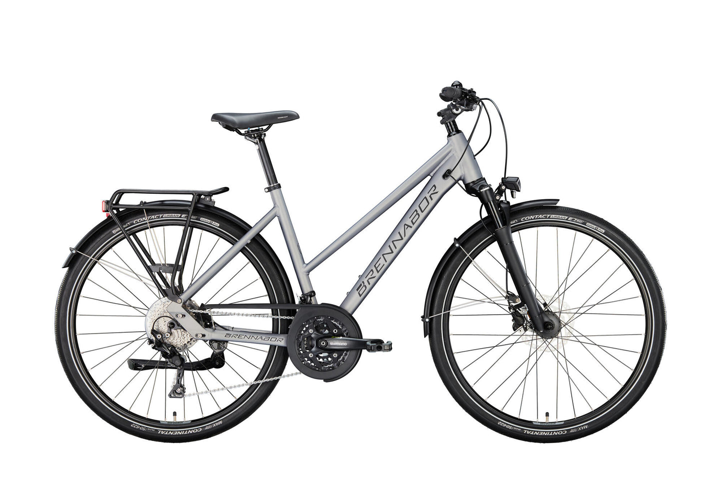 BRENNABOR trekkingrad t-62 mod. 24 bike trekking t-62 28 45 trap. 30sp. grey black
